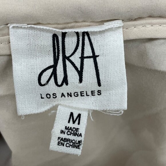 DRA Los Angeles Mesh Lace Overlay Midi Skirt With Black Embroidery Sz M - Picture 6 of 8